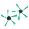 2PCS 5-Arm Vacuum Floor Brush Vacuum Cleaner Brush for Vorwerk Kobold VR200 Robot Vacuum