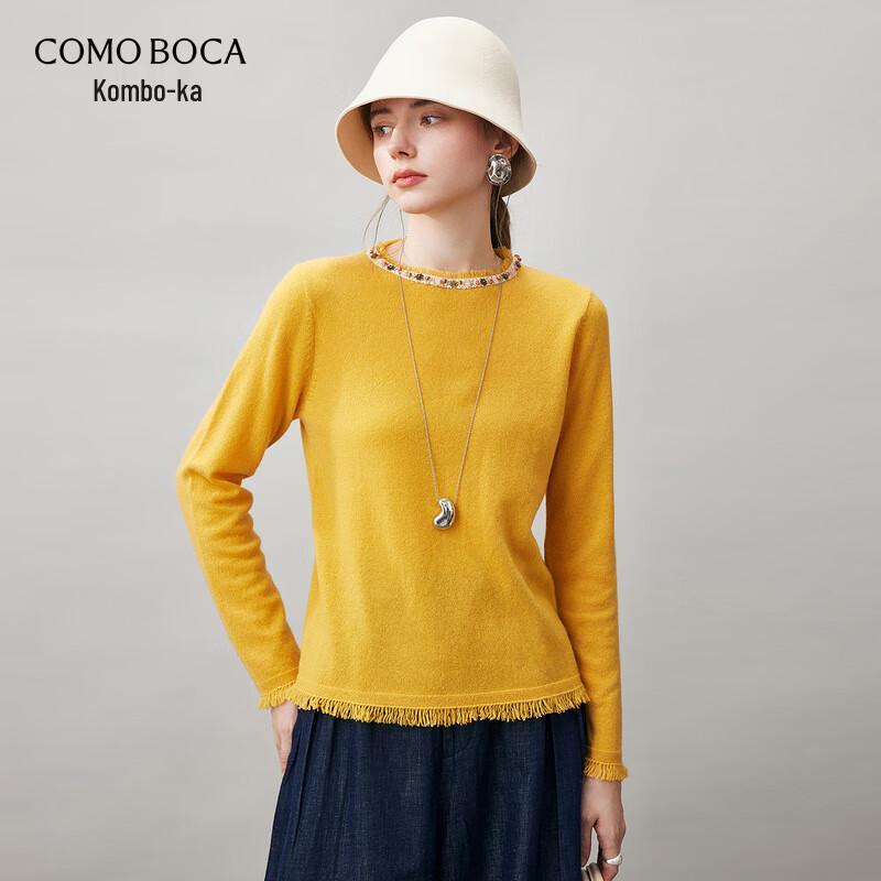 

Kemon Boca Women s 2025 A/W Round Neck Brushed Cashmere Sweater