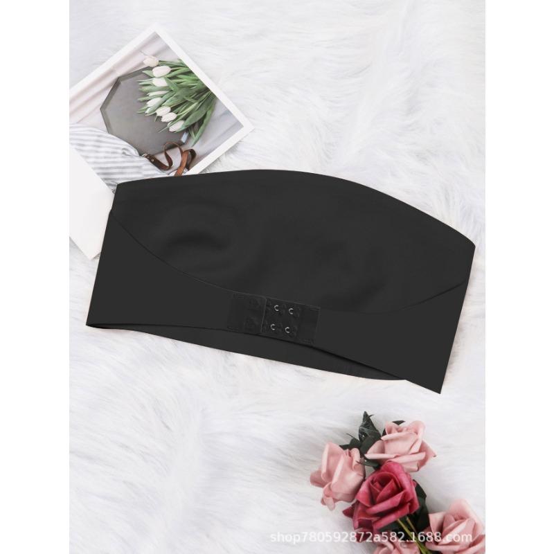 Women's Seamless Strapless Non-slip Bandeau Bra Invisible Push Up Tube Top Bra