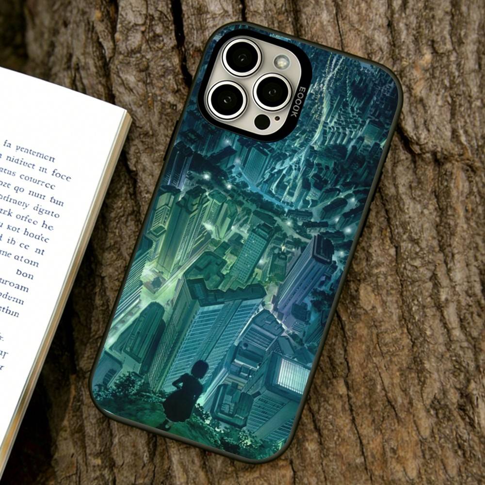 Ghost In the Shell Phone Case For iPhone 17,16,15,14,13,12,11 Plus,Pro Max,XS,Colorful Silver Phone Case Funda Cover