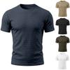 Herren Sommer Atmungsaktives Eis Seide Netz Kurzarm T-Shirt Leicht Schnell Trocknend Rundhals Lässiges Oberteil für Outdoor und Täglichen Gebrauch