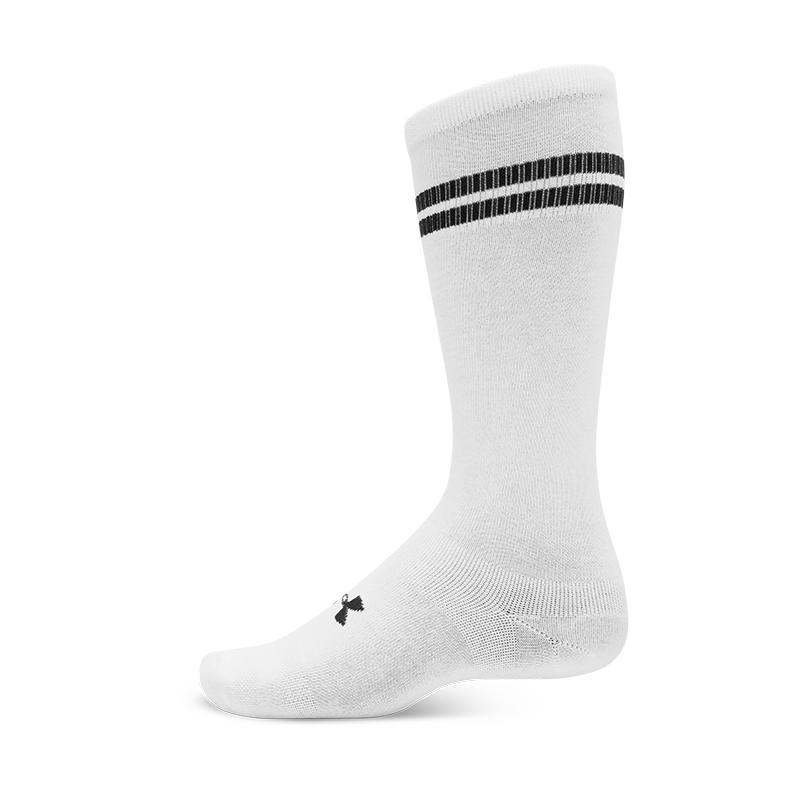Under Armour Sportstyle Crew Socks Unisex 1 Pack White 1390132-100 L