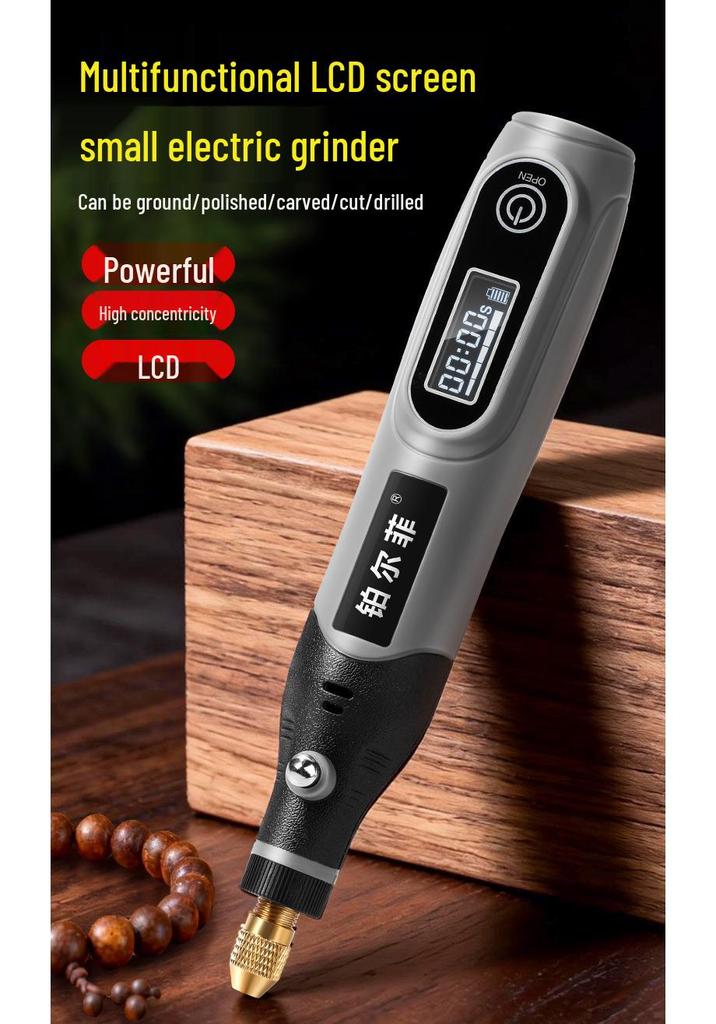 Wireless Mini Electric Grinder: Rechargeable Lithium Battery Handheld Tool for Grinding, Drilling, Engraving & Polishing