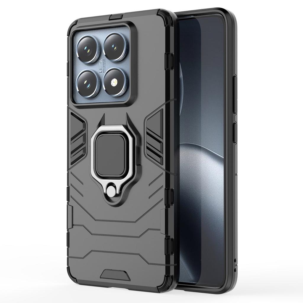 For Xiaomi 14T Pro Case PC+TPU Protective Phone Cover with Ring Kickstand