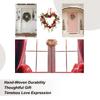 Door Wreath Decorative Garland Home Decor Valentines Day Wreath Decorations For Porch Cabinet Home Indoor Outdoor Easter Spring