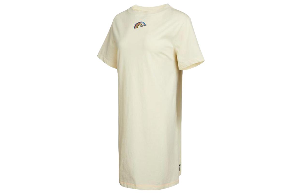 Nike Short Sleeved Dress Women s Ecru DJ6202-111 M