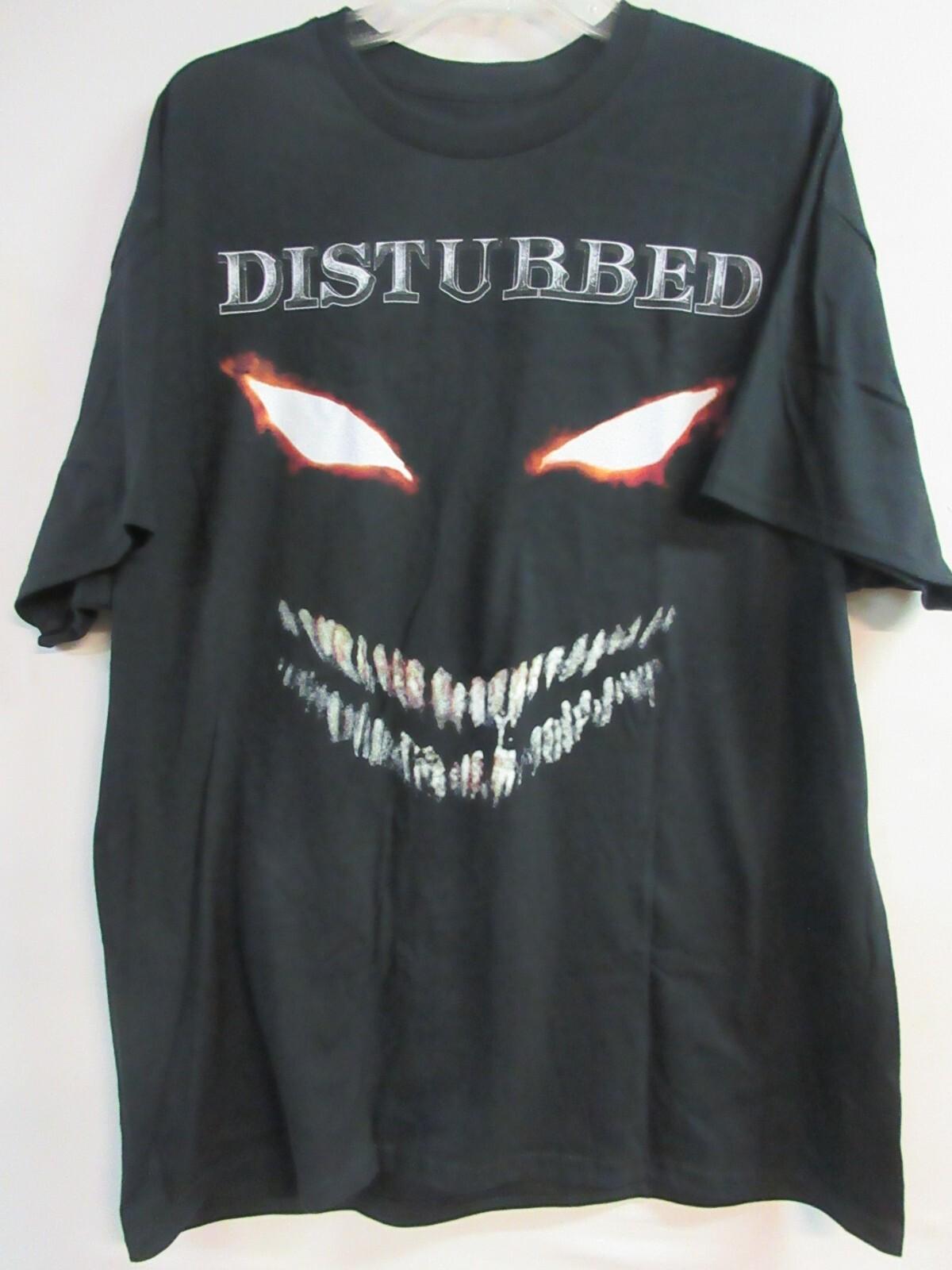 DISTURBED OFFICIAL MERCH 2023 SCARY FACE BAND CONCERT MUSIC T- EXTRA LARGE Unisex T-Shirt XXXXL