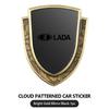 For Lada Car Styling Aluminum Alloy Decoration Stickers Body Decals Accesories Niva Priora 4x4 Urban Vesta Granta Riva Samara NN96