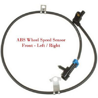 1 Kit ABS Wheel Speed Sensor Front-Right / Left Fits: Chevrolet GMC Trucks & SUV