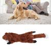 Pet Chewing Plush Toy Interactive Anxiety Reduction Squeaky Toy Soft Bite Resistant Teeth Cleaning Chewing Toy for Dogs Cats