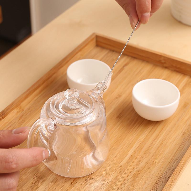 Km599 Cleaning Spout Brush For Thermos Bottles With Durable Bristles Home Essential