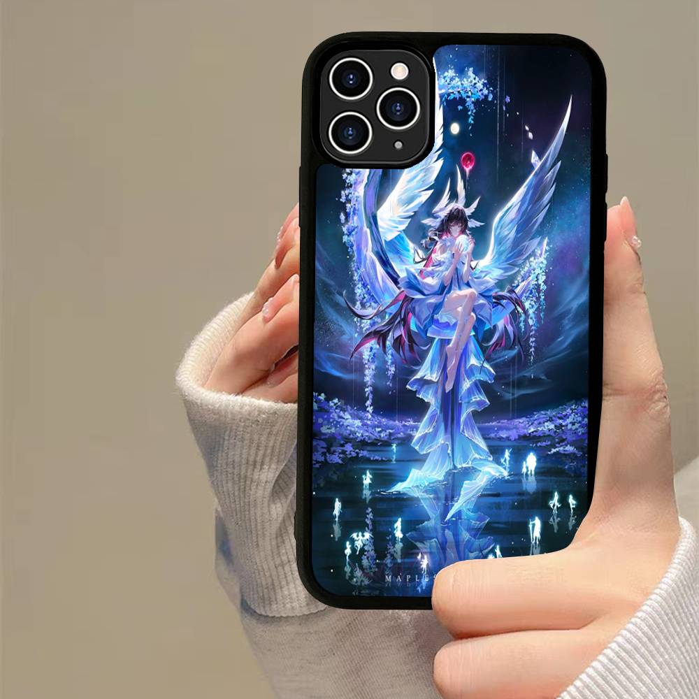 Genshin Impact Columbina PC+TPU Phone Case For iPhone 17 16 15 14 13 12 11 Pro Max Plus Kawaii Cartoon Cover