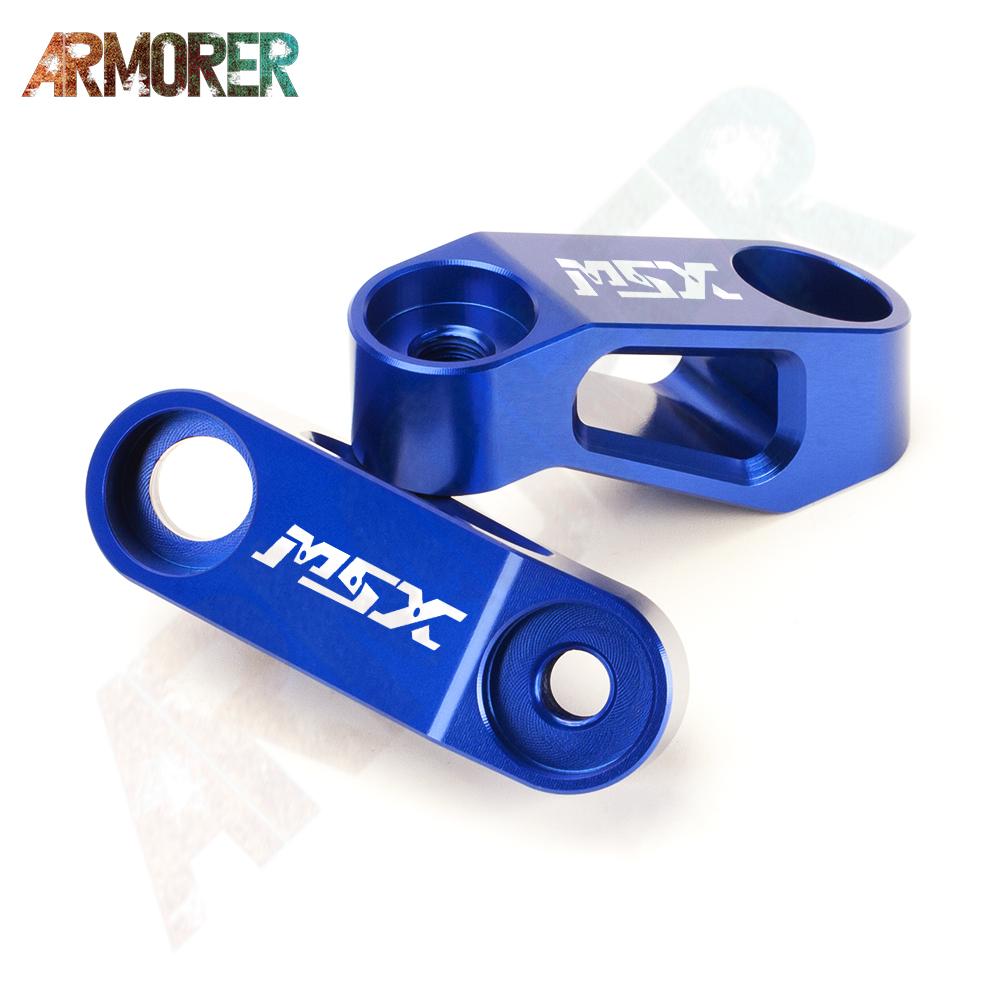 Rearview Mirror Extension Mount Bracket Holder Motorcycle Accessories For HONDA GROM 125 GROM125 MSX 125 MSX125 2014 - 2022