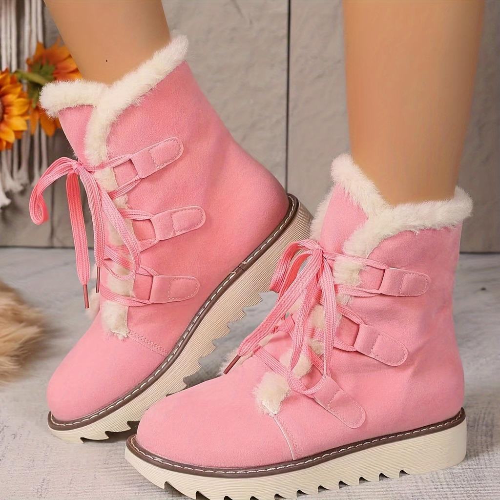 Women Mid-Calf Comfortable Fashion Snow Boots Shoe