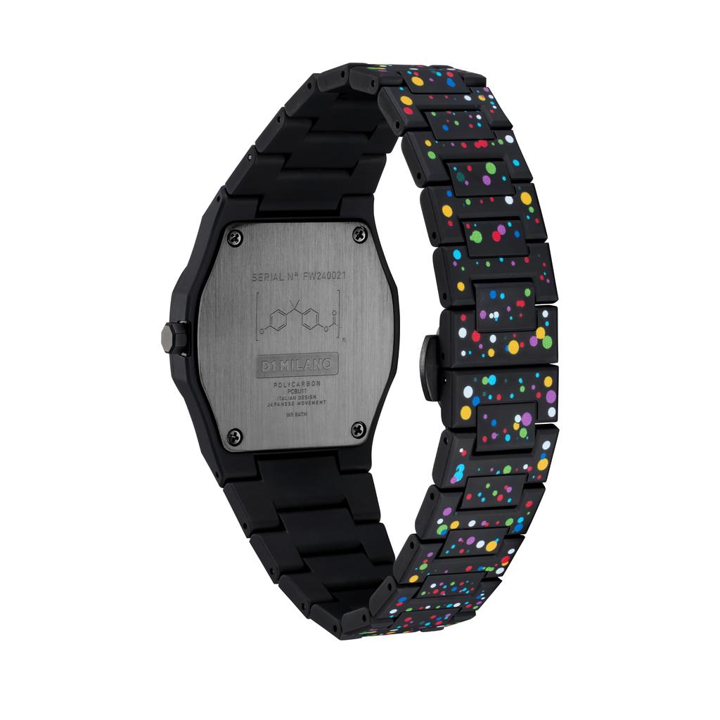 Authorized Distributor [D1 MILANO] D1 Milano Men's and Women's Watch PCBU11 Polycarbonate Dot 01 37mm