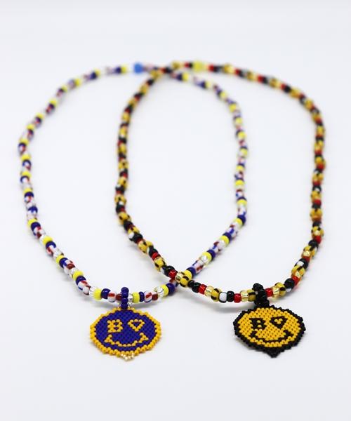 Bonbeau Smile Beads Necklace Smile Pendant Fashion Bead Necklace
