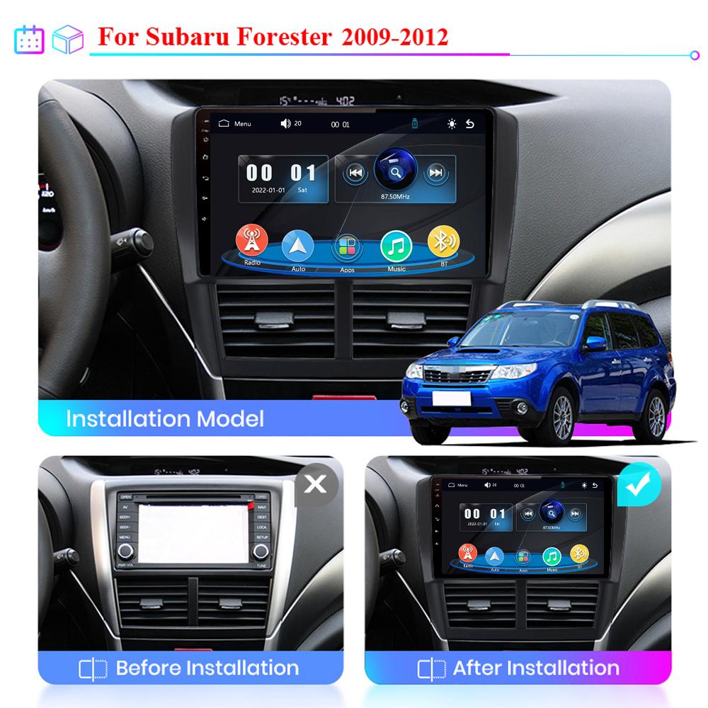 Icreative Car Radio Multimedia MP5 Player Head Unit Stereo BT For Subaru Forester III 2008-2012