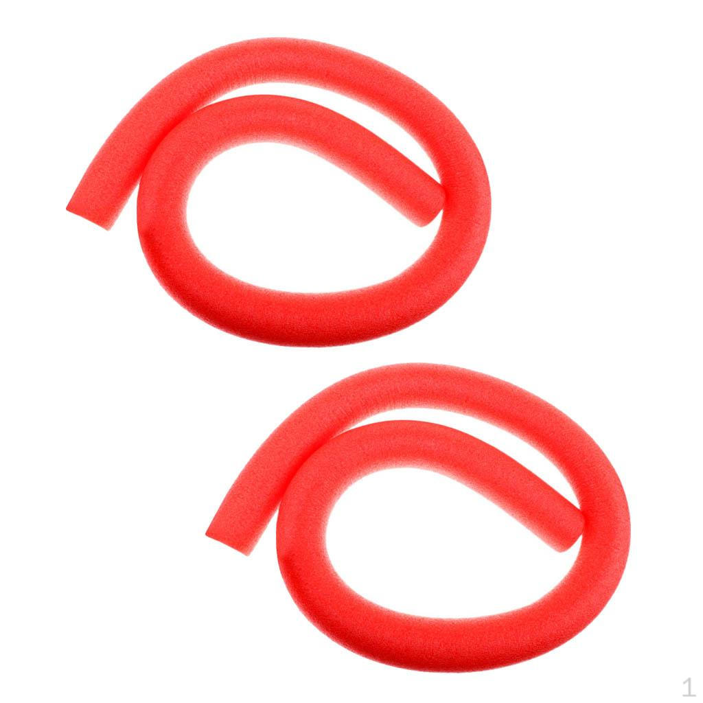 

Lightweight Floating Noodle Float Training Aid for Pool, 2 Pieces - Red