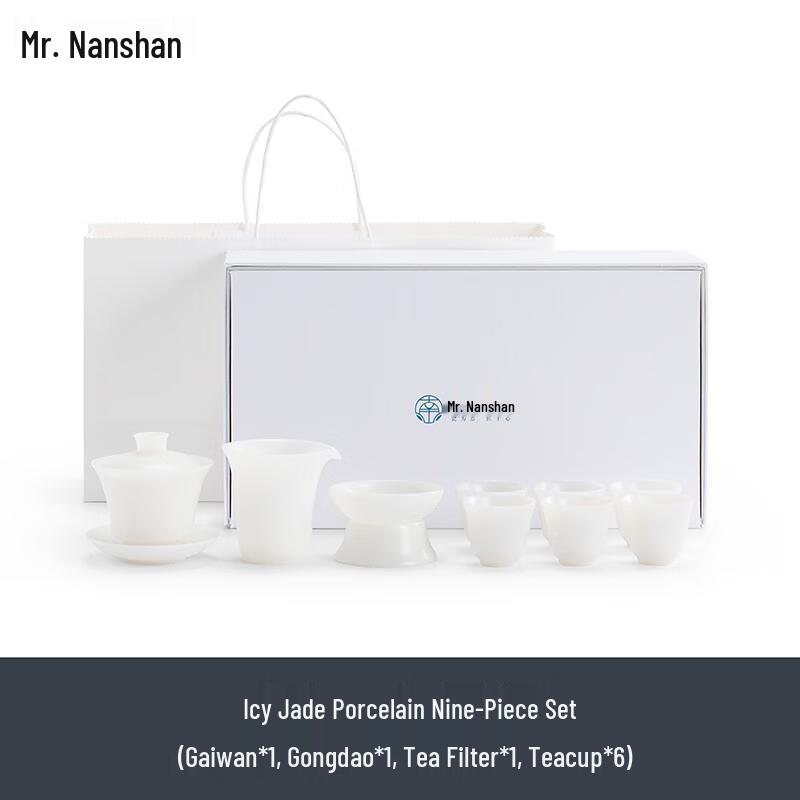 

Nanshan Mr. Ice Jade Porcelain Kung Fu Tea Set