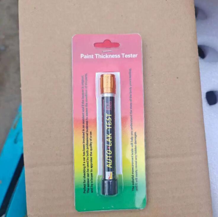 

Тестер толщины автомобильной краски, измерительный прибор, испытательный прибор для проверки автомобильной краски на прочность, тестер краски с магнитным наконечником и шкалой жёлтый