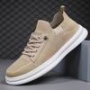 Men's Flying Mesh Shoes Summer Trendy Lightweight Air Conditioning Shoes Low Top One Foot Socks Casual Shoes Men