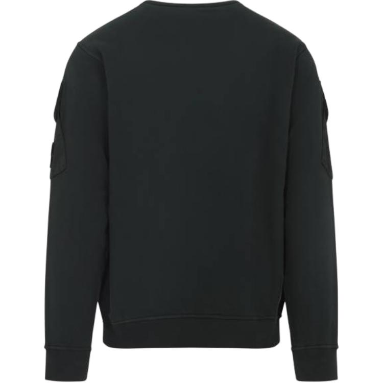 STONE ISLAND Logo Crew Neck Pocket Long Sleeve Sweatshirt Men Sweatshirt Green K2S156100008S0A20-V005E