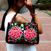 2026 New Fashion Embroidery Women Small Handbags National Floral Embroidered Lady Top-handle Bags Single-layer Beading Falp Carrier