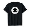 Black Meeple Board Game Love Lover Player Figure Otaku Gift T-Shirt_