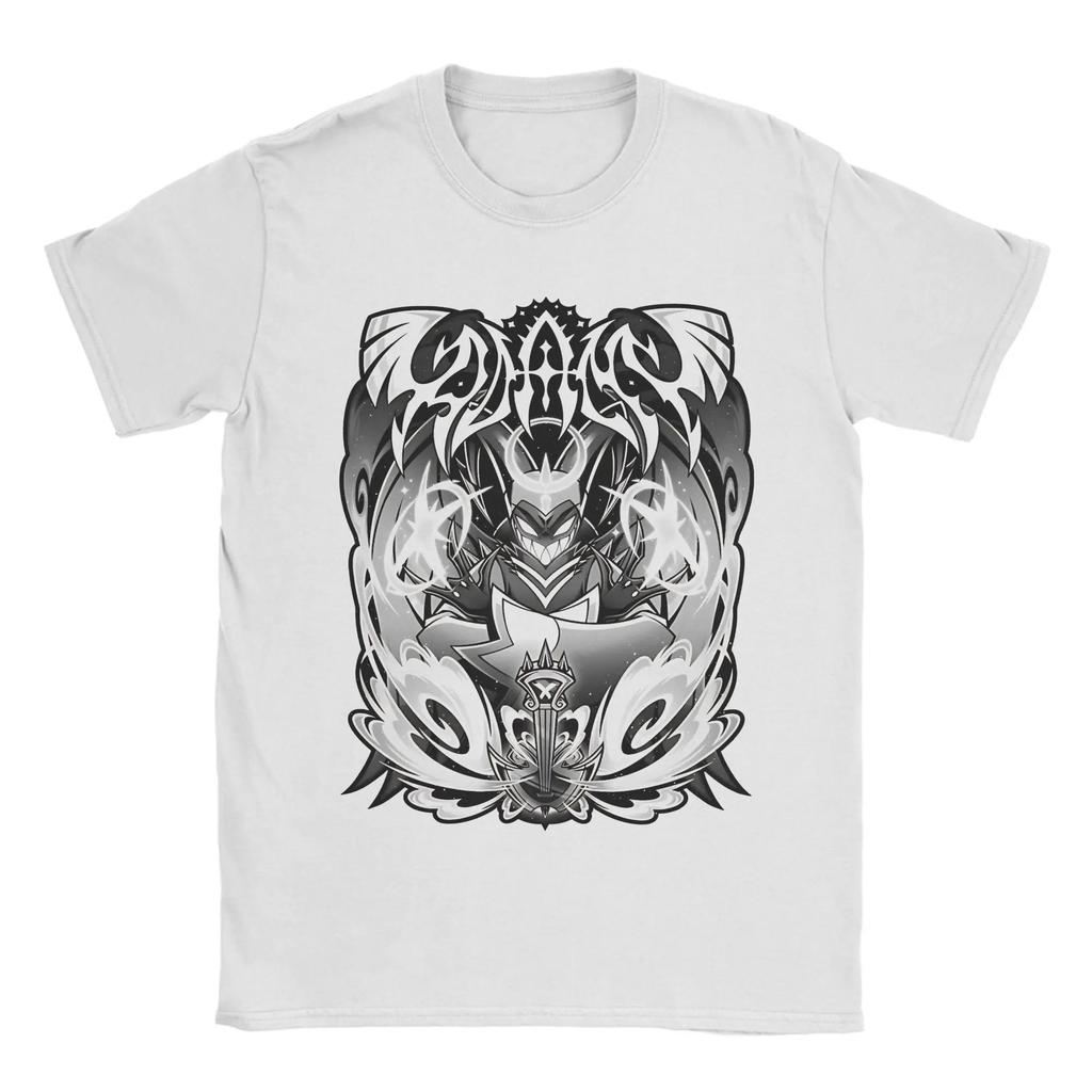 Hazbined Hoteled Adam Lucifer Graphic Print Tshirt Women Men Fashion Cotton Crewneck Tees Oversized Loose Casual Summer New Top