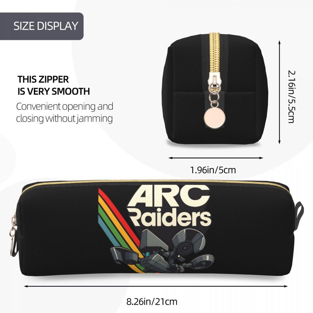 Arc Raiders Game Pencil Case Fashion Pen Box Bags Student Large Storage School Supplies Gift Pencil Box