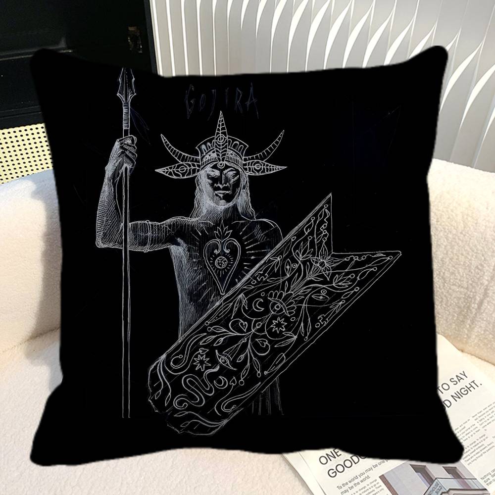 Goth GGojira Various Art Pillow Case Square Pillow Bedroom Sofa Leisure Comfort Cushion Car Home Decoration
