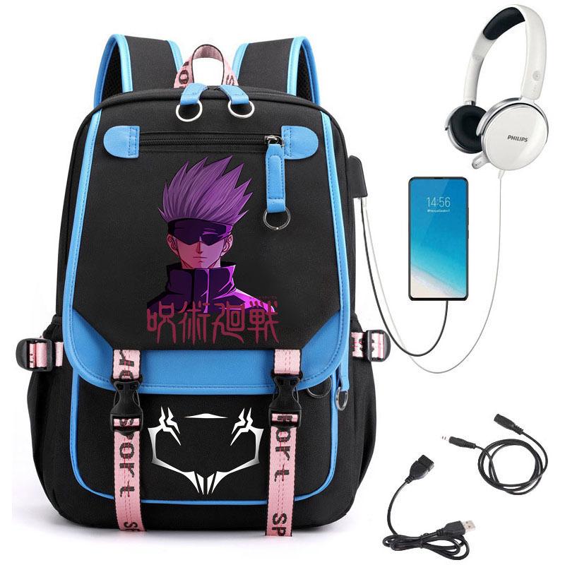 Popular Riman Peripheral Backpack Youth Student School Bag Usb Large Capacity Student Computer Bag