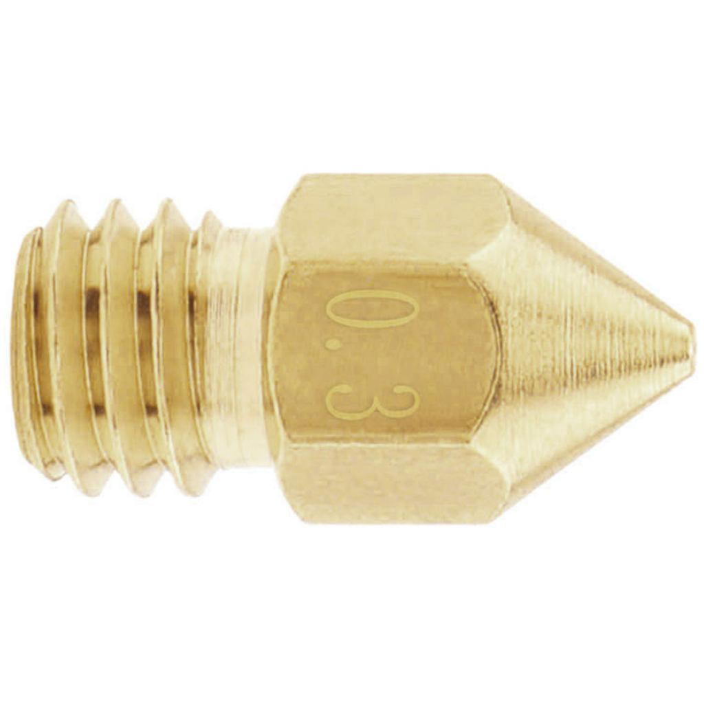 1 Stück 0,2/0,3/0,4/0,5/0,6/0,8/1 mm 3D-Drucker Messingdüse passend für Creality CR-10/Ender 3 5, MK8 Extruderdüsen