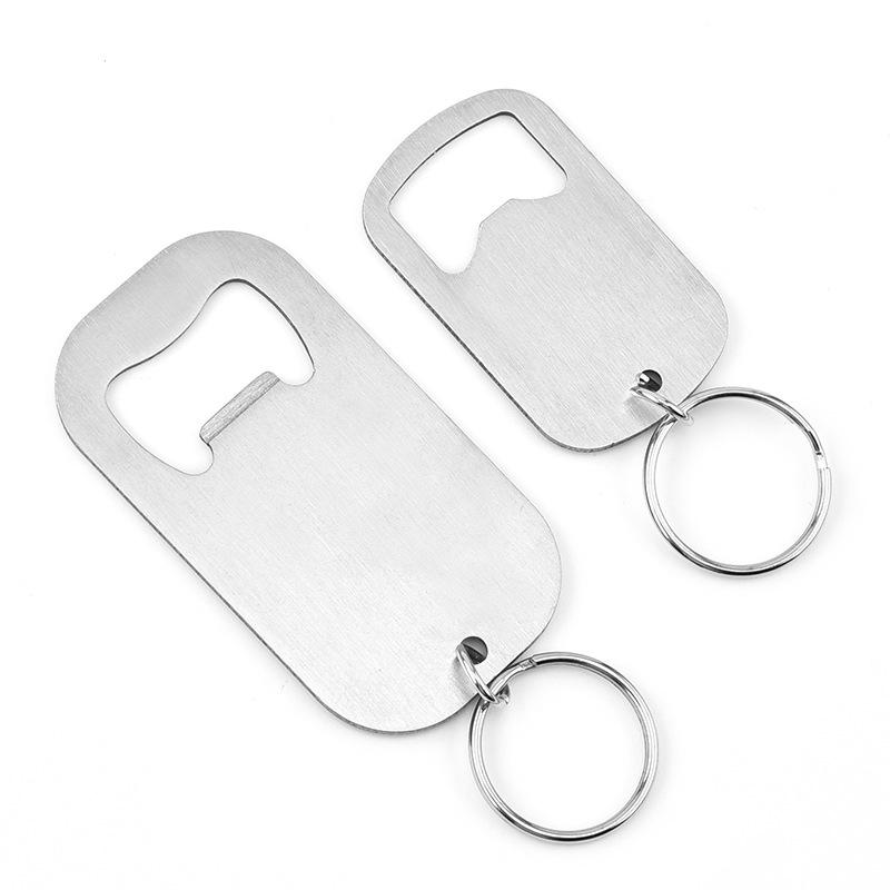 Stainless Steel Multi-Functional Bottle Opener Screwdriver Keychain Pendant