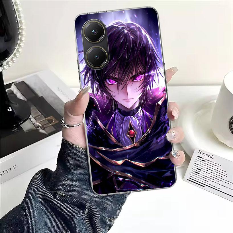 Code Geass Anime Soft Phone Case For Xiaomi Redmi 15C 15 13C 13 Poco X5 X6 X7 F7 Ultra M7 12C 12 10 10C 9C 9A 9T 9 Fundas Poco X