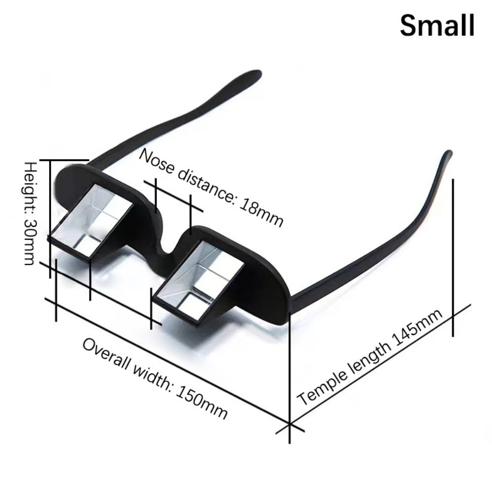 Seated View Lie Down Glasses TV Watching Prismatic Glasses NEW Sit View Prism  Reading