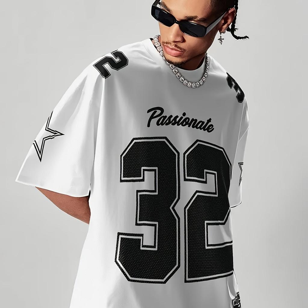 American Street Sports t-Shirt Summer Men's Round Neck Loose Quick Drying Short Sleeved 3d Digital Printed Tee Casual Top