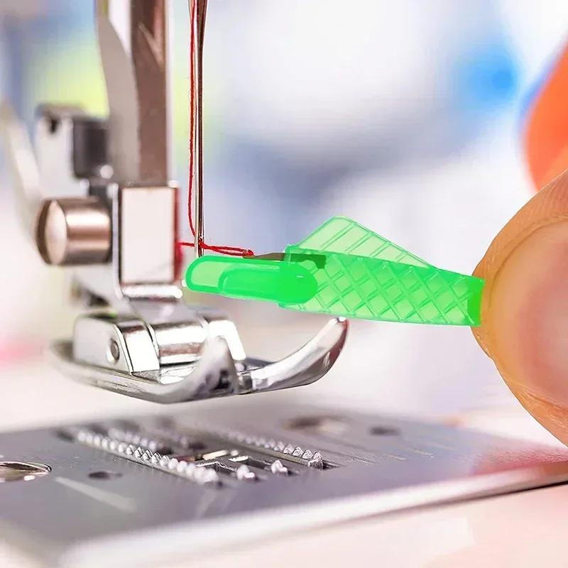 30pcs Sewing Thing Crochet Embroidery Handicrafts Supplies DIY Braid Needle Automatic Threading Machine Hook Clothing Apparel