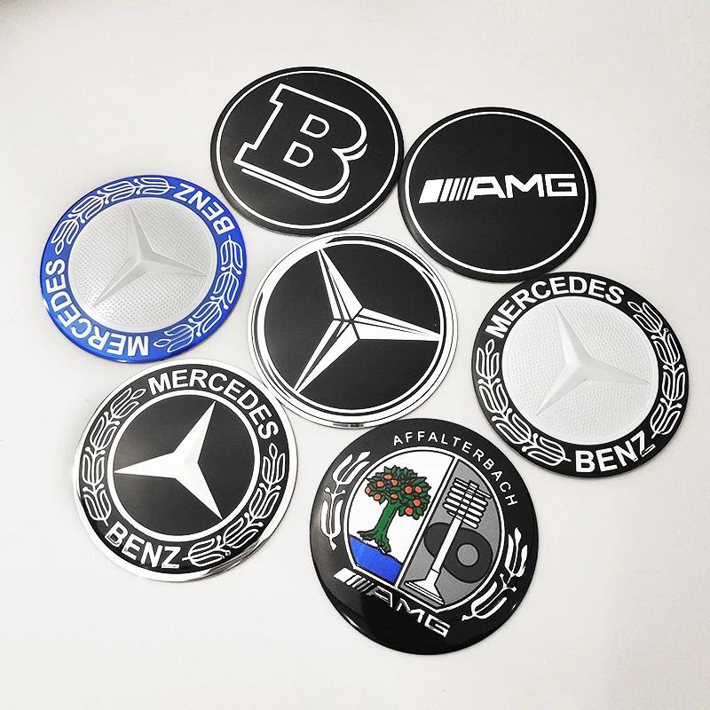 56mm 60mm 65mm 75mm Car Wheel Center Hub Cap Emblem Sticker For Mercedes Benz W204 W205 W212 W213 W221 W177 W246 GLA GLC CLA A