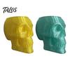 Crimson Rose Vase Skull Planter, Gothic Skeleton Wall Hanging Spooky Head Modern Decor Flower Pot for Halloween Living Room Bedroom Home Decoration