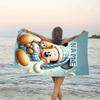 1pc Mickey3 Beach Towel with Custom Name, Beach/Swimming/Bath/Picnic/Camping Towel, Suitable for Seaside Beaches