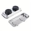 1 buc 15x6.5cm/5.91x2.56in Bol Tavă Mecanic Metal Tavă Oțel Magnet Șuruburi și Boluri pentru Piese Unelte