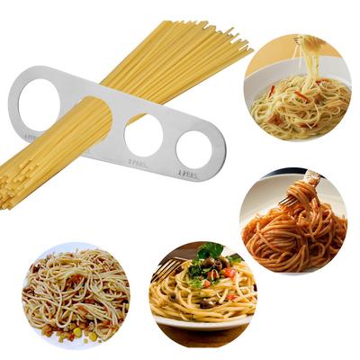 Pasta Noodle Measure 1Pcs Stainless Steel Kitchen Accessories 4 Holes Spaghetti Measurer