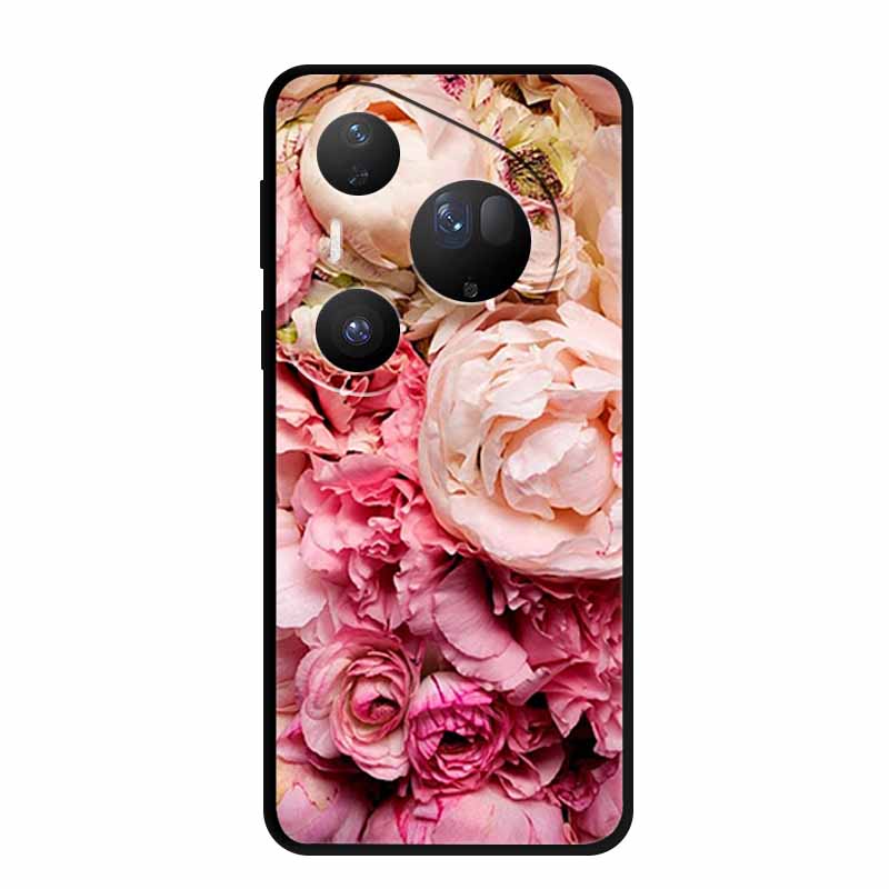 For Huawei Pura 80 Ultra 5G Case Wolf Tiger Lion Cat Black Silicone Soft Phone Case For Huawei Pura80 Ultra Back Cover Case Para