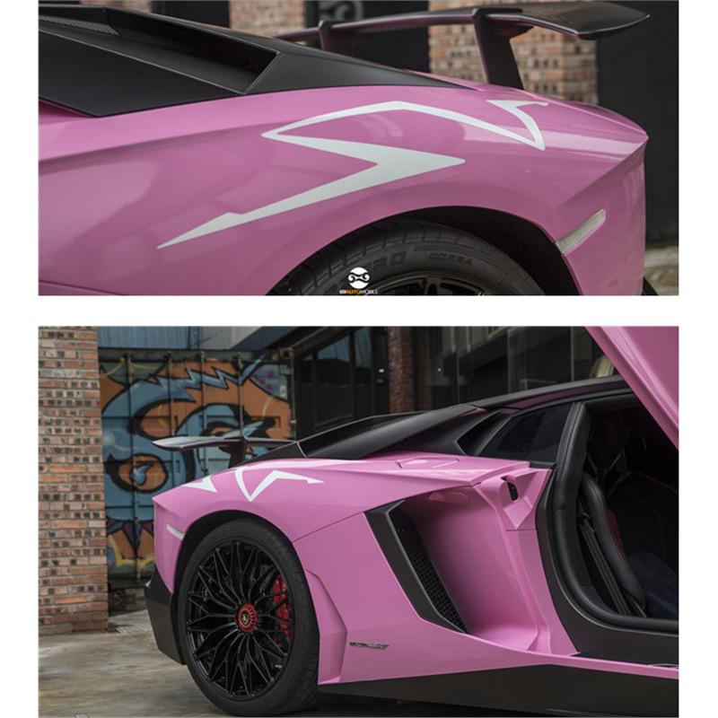 Lamborghini Aventador IP750 SV Lightning Logo Car Decal Sticker