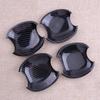 4Pcs Carbon Fiber Style Exterior Side Door Handle Bowl Cup Cover Trim Fit for Toyota Corolla 2003-2013