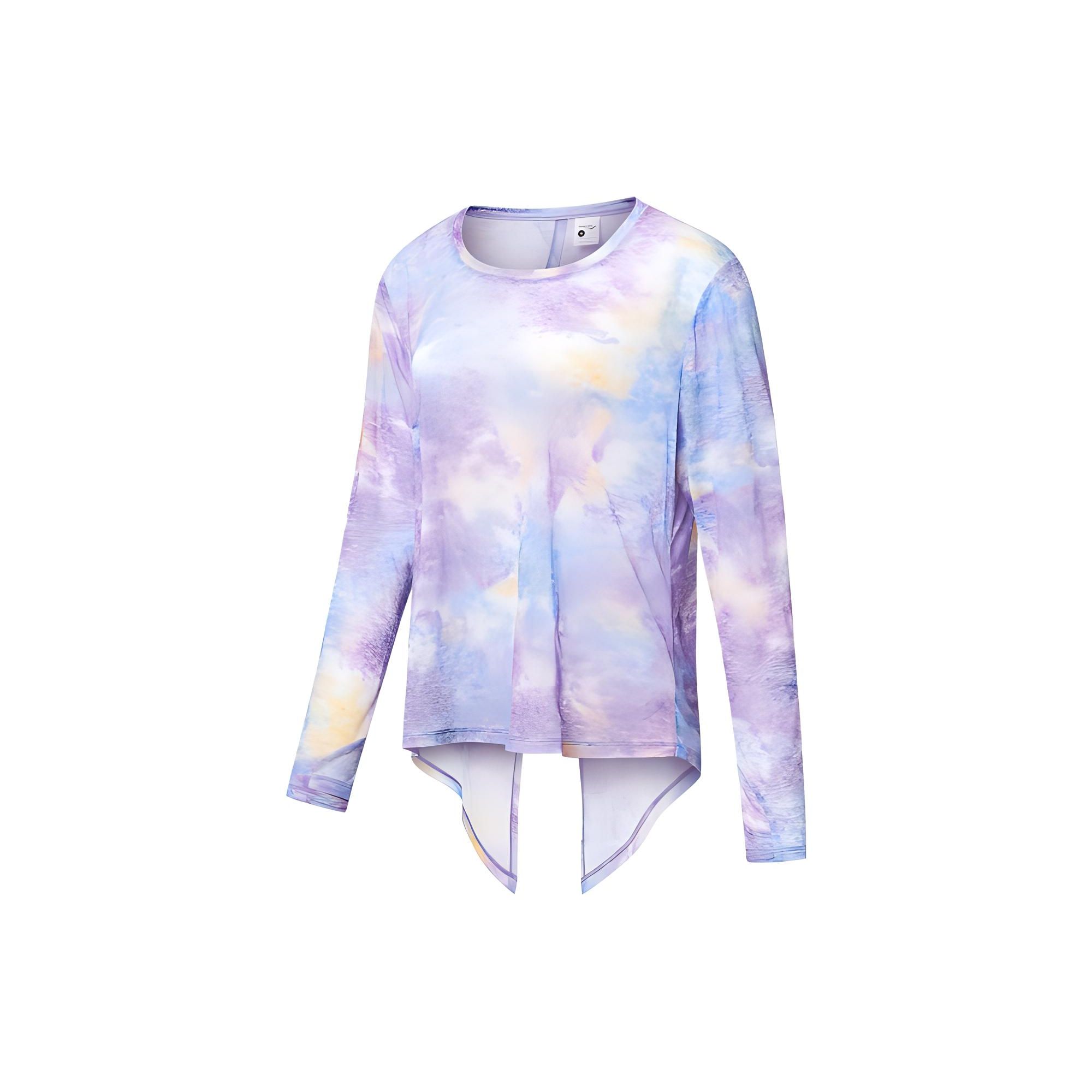 

SAUCONY Женская футболка с круглым вырезом и длинными рукавами с принтом тай-дай и логотипом, многоцветная SC1230065A-PR18 L