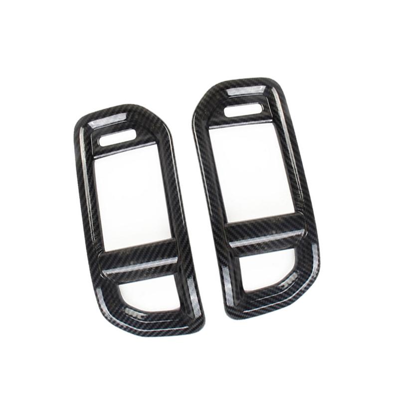 For Dodge Ram 1500 2024 2 pcs Inner Dashboard Side A/C Vent Frame Trim Cover Interior Accessories