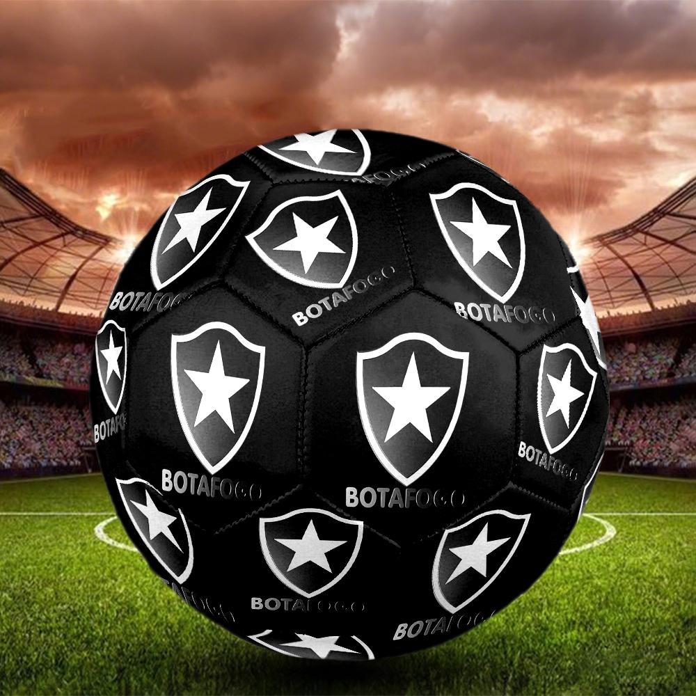 Botafogo FR Soccer Ball, colorful, suitable for all ages, machine-stitched, PVC material, competition grade, durable and high bounce