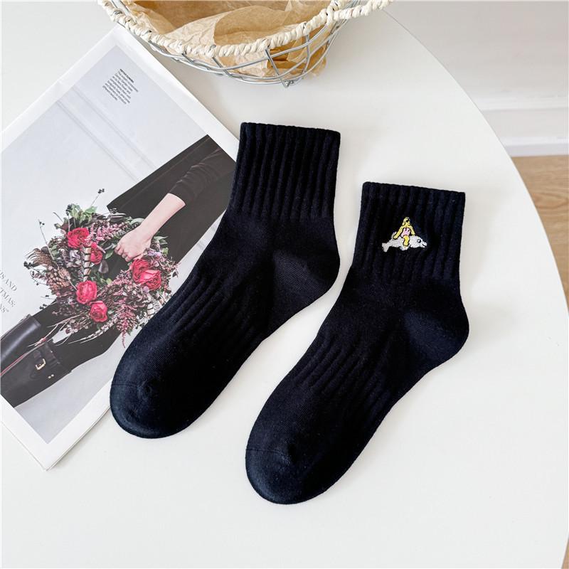 Cityboy Unisex Koreanische Trendige Mittelhohe Delfin Skateboard & Basketball Socken